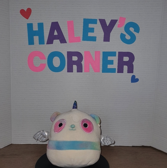KellyToy Squishmallows 6” Felicia The Pink Pandacorn Panda Unicorn Plush Pillow - Picture 1 of 4